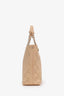 Pre-loved Chanel™ 2017 Beige Caviar Perforated CC Shopping Tote