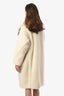 Max Mara White Wool Teddy Bear 'Demetra' Midi Coat Size XS
