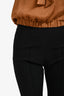 Valentino Black Wool Cigarette Trousers Size 10