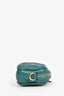 Miu Miu 'Laguna' Green Matelasse Mini Belt Bag