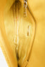 Yellow Matelasse Nappa Leather Crystal Embellished Shoulder Bag with Strap