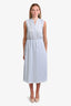 Vince Light Blue Sleeveless Midi Dress Size 4