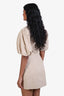 Frame Taupe Cotton Puff Sleeve 'Nina' Mini Dress Size XS