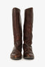Golden Goose Deluxe Brand Brown Leather Western Boots Size 40