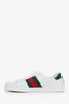 Gucci White Leather Ace Sneakers Size 8 Mens
