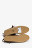 Saint Laurent Brown Suede Moccasin Espadrille Size 38