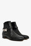 Hermès Black Leather 'Neo' Ankle Boots Size 38