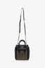 Alexander McQueen Black Leather Mini Studded Heroine Bag with Strap