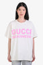Gucci White Cotton 'Gucci Sexiness' Graphic Print T-Shirt Size XS