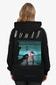 Off-White 2017 Black Multicolour 'Woman' Graphic Print Hoodie Size M