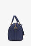 Louis Vuitton Blue Empreinte Leather Monogram Speedy 25 With Strap