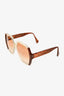 Gucci Oversized Hexagon Tortoiseshell-Acetate Sunglasses