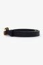 Gucci Black Leather GG Marmont Thin Belt Size 80/32