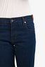 Gucci Dark Denim Web Slim Fit Jeans Size 32