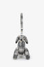 Thom Browne Grey/White Plaid Leather 'Hector' Shoulder Bag