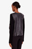 Smythe Black Sheepskin Leather Cargo Vest Size M