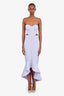 Elle Zeitoune Purple 'Kandance' Maxi Dress Size L
