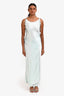 Acne Studios Aqua Scoop Neck Long Dress Size 34
