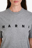 Marni Grey Cotton Logo T-Shirt Kids Size 12