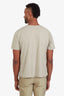 Saint Laurent Beige Cotton Logo T-Shirt Size XL Mens