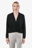 Fabiana Filippi Black Cashmere Single Button Cardigan Size XS