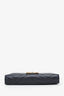 Gucci Black Calfskin Matelasse GG Marmont Wallet on Chain