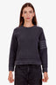 Thom Browne Grey 4-Bar Stripe Knit Sweater Estimated Size XXS