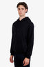 Louis Vuitton Black Cotton Logo Hoodie Size M