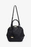Burberry Black Grain Leather Large Orchard Satchel Bag with Strap
