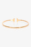 Tiffany 18K Yellow Gold T Wire Bracelet Size S