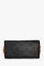 Celine Brown Coated Canvas Triomphe Clutch on Chain