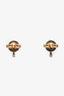 Tiffany & Co. 18K Yellow Gold Fleur de Lis Diamond Bar Earrings