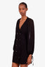 Frame Black Double Breasted Blazer Dress Size XS