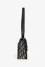 Christian Dior Navy Canvas Oblique 30 Montaigne Shoulder Bag