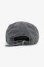 Acne Studios Washed Grey Cotton Logo Baseball Hat