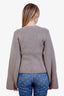 Khaite Taupe Cashmere Knit 'Scarlet' Cardigan Size XS
