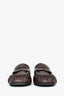 Prada Brown Leather Penny Loafers Size 38