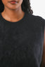 Nordstrom Black Cashmere Sleeveless Sweater Size Large