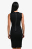 D&G Black Cotton Sleeveless Pencil Dress Size 36