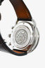 Hermès 2012 Black Leather Arceau Chronographe 42 mm Watch
