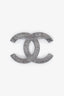 Pre-loved Chanel™ Silver-Tone Pearl CC Brooch