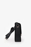 Saint Laurent 2021 Black Leather 'Fermoir' Flap Shoulder Bag