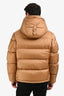Burberry London Tan Hooded Removable Sleeve Puffer Jacket Size L Men's