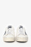 Golden Goose White Leather Distressed Hi Star Sneaker Size 37