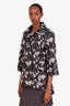 Pre-loved Chanel™ FW13 'Globalisation' Collection Black/White Tweed Coat Size 34