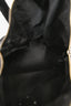 Prada Black Nylon Patent Strap Duffle Shoulder Bag