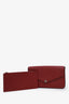 Louis Vuitton Red Epi Leather Félicie Pochette with Strap
