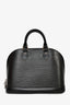 Louis Vuitton 2013 Black Epi Leather Alma MM Top Handle