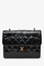 Pre-loved Chanel™ 1994 94 Vintage Black Patent Square Classic Quilted Bag