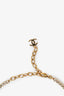 Pre-loved Chanel™ 23C Gold Tone Strass CC Station Choker